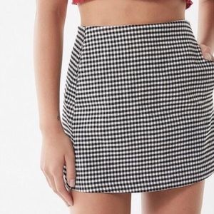 Urban outfitters mini skirt gingham